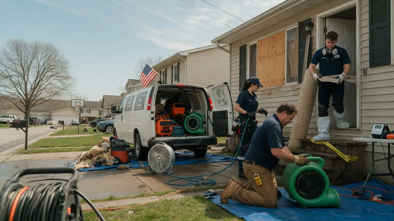 Water Damage Restoration in Chana, IL near me